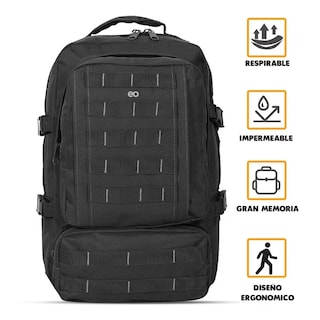 Foto 2 | Foto 2 | Mochila Táctica Militar Portátil Mutilusos Eo Safe Imports Esi-4560-1 Negro