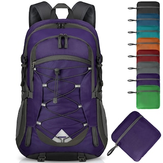 Foto 1 | Foto 1 | Mochila De Senderismo Igolumon, Ligera, 40 L, Impermeable, Color Morado - Venta Internacional.