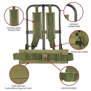 Foto 3 | Foto 3 | Marco De Mochila Rothco Alice Pack Con Accesorios De Aluminio - Venta Internacional.
