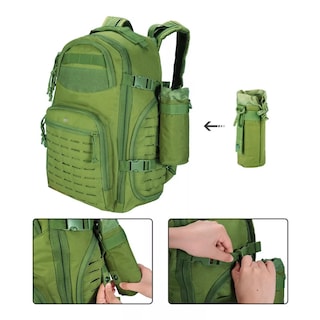 Foto 3 | Foto 3 | Mochila Militar Táctica Camping Impermeable Alta Calidad Eo Safe Imports Esi-13716-1 Verde