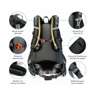 Foto 4 | Foto 4 | Mochila Impermeable 50l Para Senderismo Montañismo Lab.g Multicolor