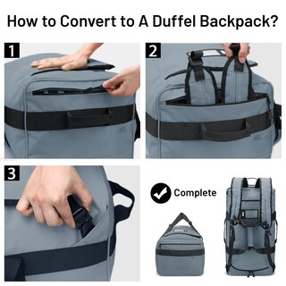 Foto 2 | Foto 2 | Mochila Duffle Mier 60 L Resistente Al Agua Para Gimnasio, Deportes Y Viajes - Venta Internacional.