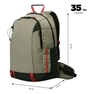 Foto 2 | Foto 2 | Totto Mochila Ergonómica Grande Repelente A Líquidos|senderismo - Viaje - Camping| 35.24 L Summit35