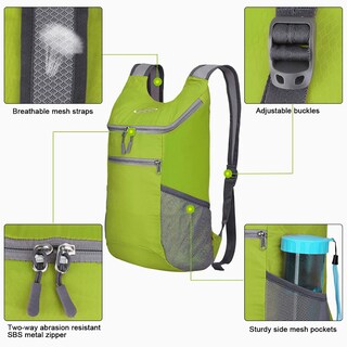 Foto 4 | Foto 4 | Mochila De Senderismo G4free Ligera Y Plegable 11 Litros Para Hombres Y Mujeres - Venta Internacional.