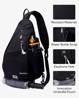 Foto 4 | Foto 4 | Mochila Bandolera Waterfly De 18 Litros Para 13 Pulgadas Color Rojo - Venta Internacional.