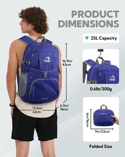 Foto 2 | Foto 2 | Mochila Waterfly Para Senderismo Plegable 25 L Impermeable - Venta Internacional.