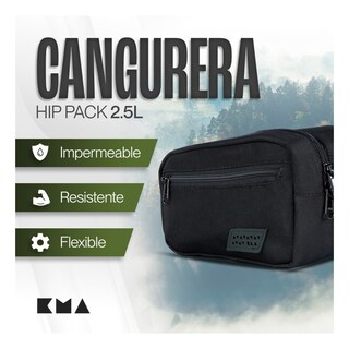 Foto 3 | Foto 3 | Cangurera Outdoor Kma 2.5l Color Negro Versátil