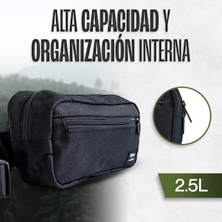 Foto 4 | Foto 4 | Cangurera Outdoor Kma 2.5l Color Negro Versátil