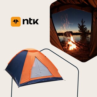 Foto 4 | Foto 4 | Casa de Campaña NTK NTK-HC-PND-NB4 Multicolor 4 Personas