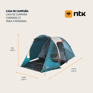 Foto 2 | Foto 2 | Casa de Campaña NTK Indy Tienda de Acampar para 6 Personas