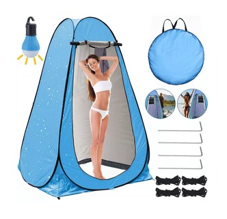 Foto 6 | Foto 6 | Tienda Campaña Vestidor Cambiador Portátil 1.9 M Camping/playa Azul Cielo