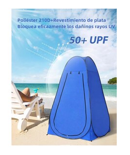 Foto 2 | Foto 2 | Tienda Campaña BELUG Ducha Portátil/Vestidor Cambiador/Baño Azul Rey