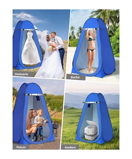 Foto 5 | Foto 5 | Tienda Campaña BELUG Ducha Portátil/Vestidor Cambiador/Baño Azul Rey