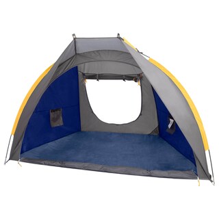 Foto 2 | Foto 2 | Tienda De Playa Beach Shelter Para 2 Personas, Resistente A Llovizna, Gris Con Azul
