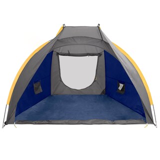 Foto 7 | Foto 7 | Tienda De Playa Beach Shelter Para 2 Personas, Resistente A Llovizna, Gris Con Azul
