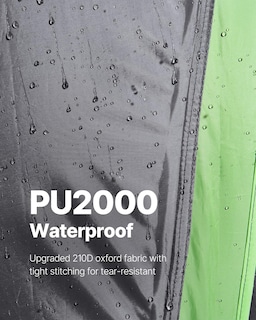 Foto 5 | Foto 5 | Tienda De Campaña Vevor Para Acampar Impermeable Para 2 A 3 Personas Con Toldo - Venta Internacional.