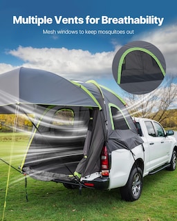 Foto 7 | Foto 7 | Tienda De Campaña Vevor Para Acampar Impermeable Para 2 A 3 Personas Con Toldo - Venta Internacional.