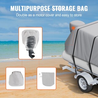 Foto 5 | Foto 5 | Funda Para Pontón Vevor 800d, Resistente, De 23 A 24 Pies, Remolcable - Venta Internacional.