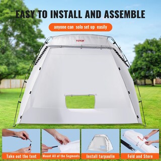 Foto 4 | Foto 4 | Cabina De Pintura Portátil Shelter Vevor Para Pintura En Aerosol, 2,3 X 1,6 X 1,6 M - Venta Internacional.