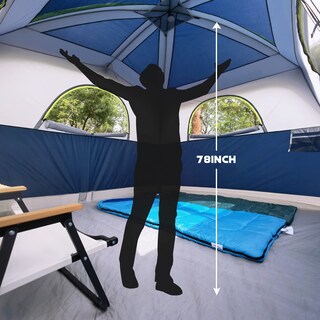 Foto 3 | Foto 3 | Tienda De Campaña Unp Tents Para 6 Personas, Impermeable Y Resistente Al Viento - Venta Internacional.