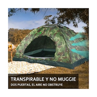 Foto 4 | Foto 4 | Tiendas Casa Campaña 3 Personas Camuflaje Lab.g Verde