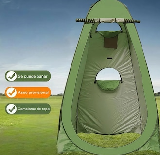 Foto 3 | Foto 3 | Xtellar Experiencia De Ducha Al Aire Libre Portátil Y Bolsa Solar Para Acampada - Verde Lujoso