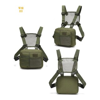 Foto 2 | Foto 2 | Mochila Lab.g Chalecos Tacticos Campañas Pecho De Bolsa Verde Militar