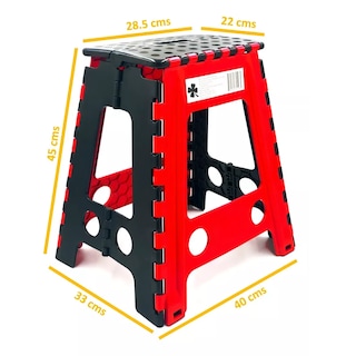 Foto 2 | Foto 2 | Banco Plegable Grande Uso Rudo 120kg Eo Safe Imports Esi-15059 Rojo