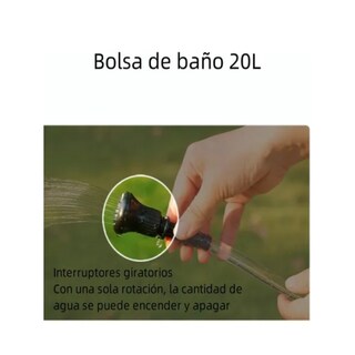 Foto 4 | Foto 4 | Ducha Portátil Solar Bolsa Regadera Campismo Aire Libre 20l Eo Safe Imports Esi-19651 Negro