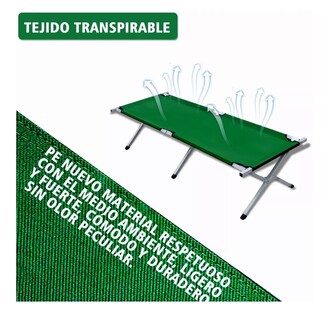 Foto 3 | Foto 3 | Catre Plegable Acampar Catres Portátil Eo Safe Imports Esi-9136 Verde