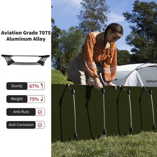 Foto 2 | Foto 2 | Cuna De Camping Naturehike Greenwild Ultraligera Con Soporte De 150 Kg - Venta Internacional.