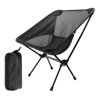 Foto 1 | Foto 1 | Silla Playera Portatil Plegable Para Exteriores Camping, Negro