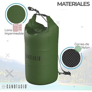 Foto 4 | Foto 4 | Bolsa Seca Impermeable Canotagio Verde de 20 Litros