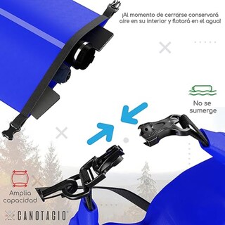 Foto 6 | Foto 6 | Bolsa Seca Impermeable Dry Bag Canotagio Azul de 10 Litros