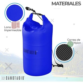 Foto 4 | Foto 4 | Bolsa Seca Impermeable Dry Bag Canotagio Azul de 30 Litros