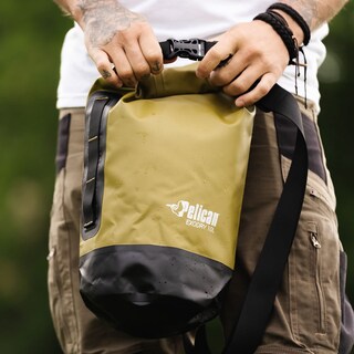 Foto 5 | Foto 5 | Drybag Pelican Exodry, Impermeable, 10 Litros, Con Correa Para El Hombro, Color Oliva - Venta Internacional.