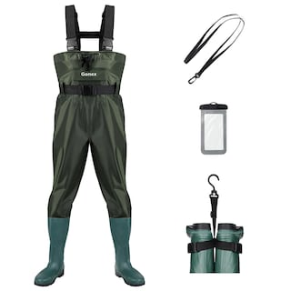 Foto 1 | Foto 1 | Chest Waders Gonex Waterproof 70d De Nailon Para Hombre Y Mujer, Color Verde - Venta Internacional.