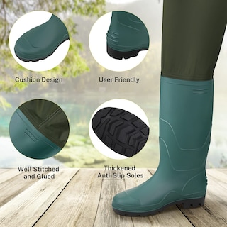 Foto 3 | Foto 3 | Chest Waders Gonex Waterproof 70d De Nailon Para Hombre Y Mujer, Color Verde - Venta Internacional.
