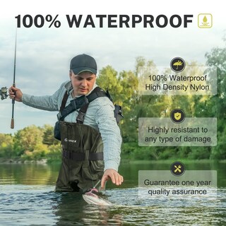 Foto 4 | Foto 4 | Chest Waders Gonex Waterproof 70d De Nailon Para Hombre Y Mujer, Color Verde - Venta Internacional.