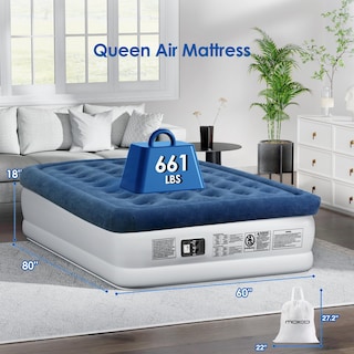 Foto 6 | Foto 6 | Colchón Inflable Moko Queen Con Bomba Integrada De 18 Pulgadas - Venta Internacional.
