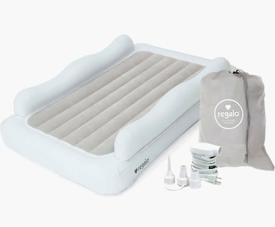 Foto 1 | Foto 1 | Cama Inflable De Viaje Para Niños Pequeños, Regalo, Con Protectores De Barandilla - Venta Internacional.