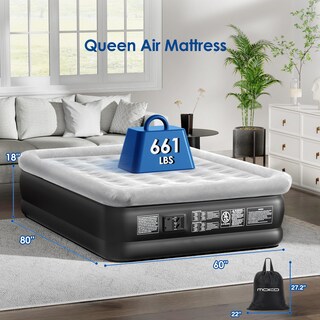 Foto 6 | Foto 6 | Colchón Inflable Moko Queen Con Bomba Integrada De 18 Pulgadas - Venta Internacional.