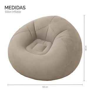 Foto 6 | Foto 6 | Sillón Puff Inflable Lo Necesito Bomba De Pedal.