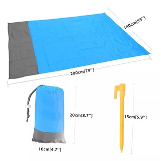 Foto 2 | Foto 2 | Tapete De Picnic Impermeable Acampar Playa Manta Eo Safe Imports Esi-15246 Multicolor