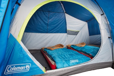 Foto 6 | Foto 6 | Saco De Dormir Coleman Brazos 20°f Azul Para Campistas De Hasta 1,70 M - Venta Internacional.