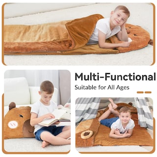 Foto 6 | Foto 6 | Saco De Dormir Iplay Ilearn Plush Capybara Para Niños De 1 A 8 Años - Venta Internacional.