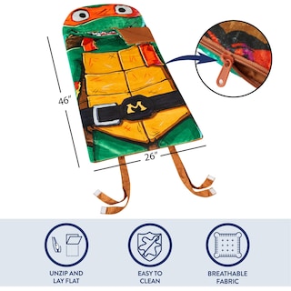 Foto 3 | Foto 3 | Saco De Dormir Idea Nuova Teenage Mutant Ninja Turtles - Venta Internacional.