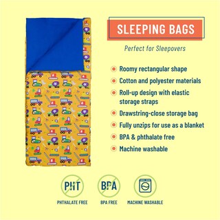 Foto 3 | Foto 3 | Saco De Dormir Wildkin Kids, Mezcla De Algodón, Para Niños Y Niñas - Venta Internacional.