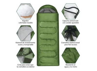 Foto 4 | Foto 4 | Xtellar Bolsa De Dormir De Lujo Para Campismo Y Aventuras Al Aire Libre, Juego De 4 Piezas