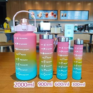 Foto 2 | Foto 2 | Botella De Agua Gran Capacidad Botella Deportiva 4pcs Eo Safe Imports Esi-14242 Multicolor